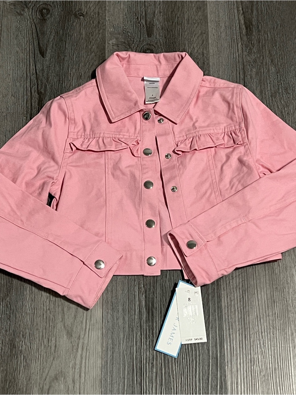 Draper James little girls crop jacket/ size 8 NWT